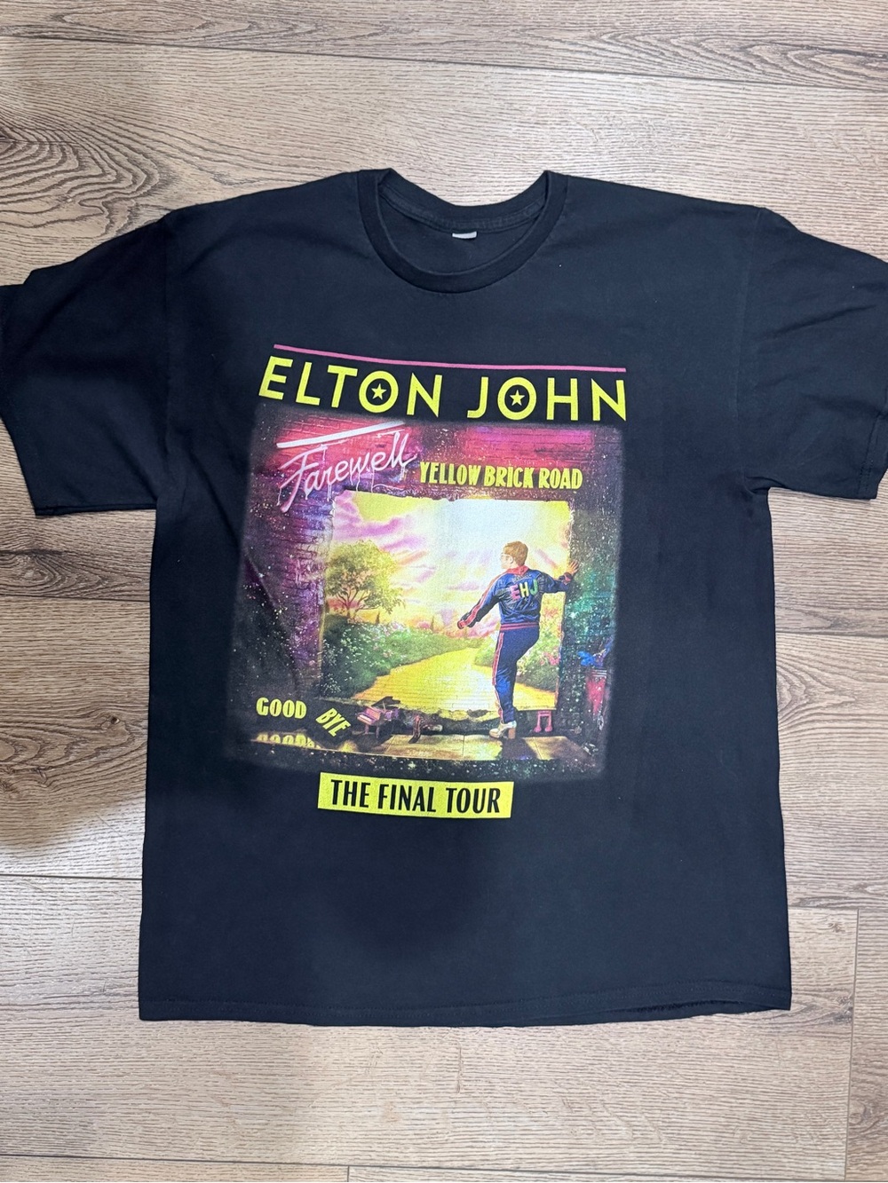 Black 'Yellow Brick Road' Tour Graphic Tee